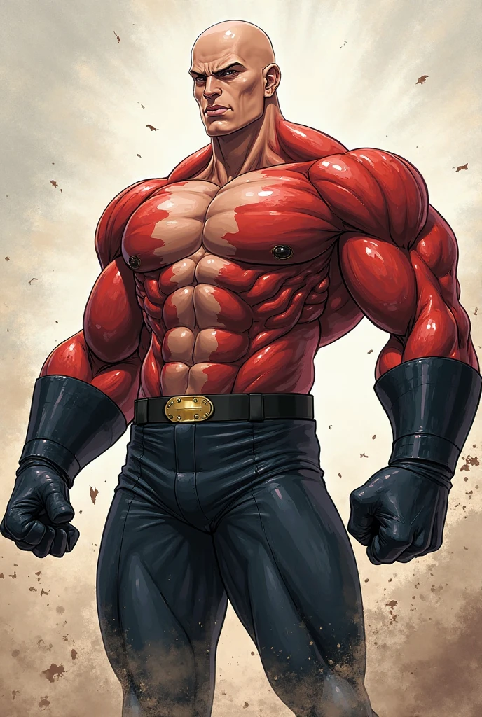 score_9, score_8_up, score_7_up,,bara, muscular male, black bodysuit,huge erection under clothing,  solo, tight clothing, covered nipples, huge nipples, large pectorals, thick thighs, armpits, sweat, hyper pecs, huge pecs, realistic,Expressiveh, <lora:birisoba01-step00004000:1>