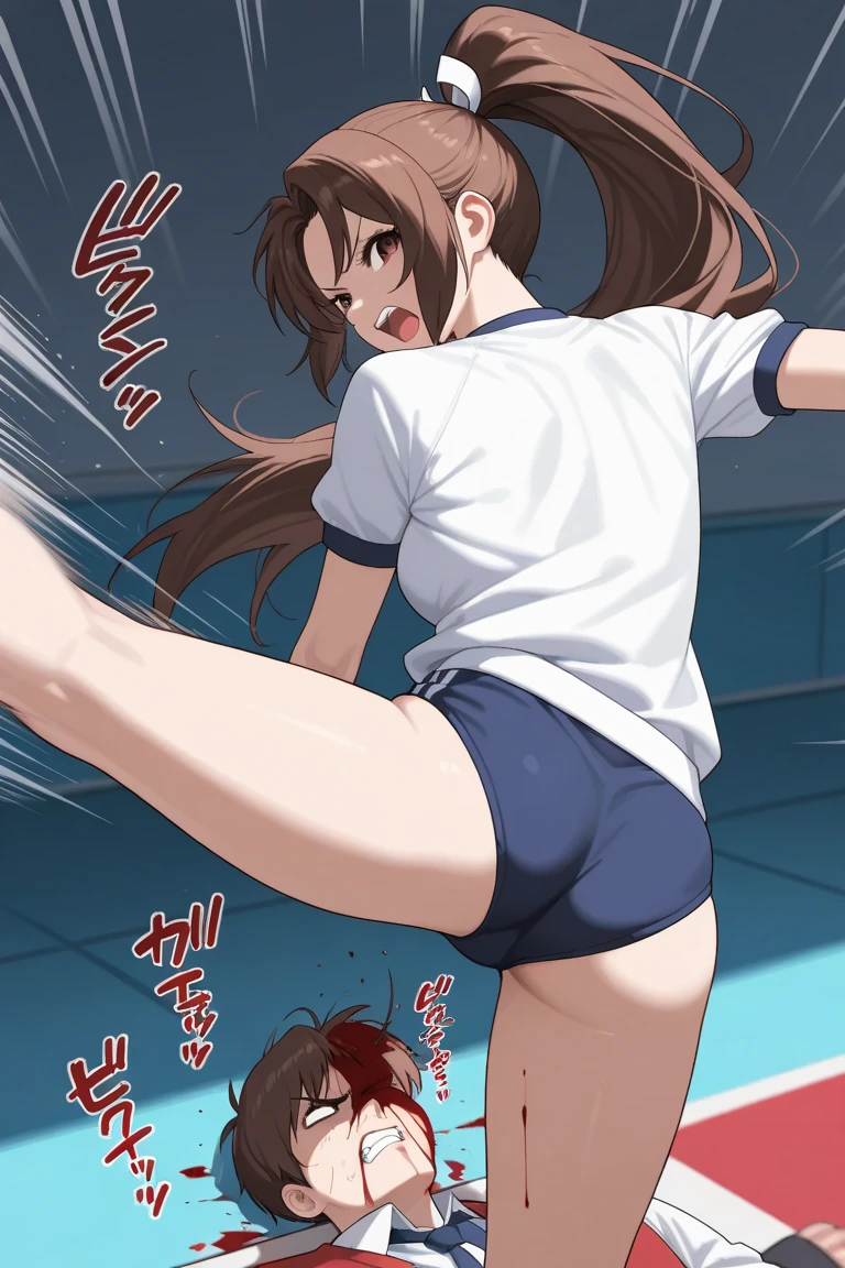 Browsing Caution,超High resolution,High resolution,A work depicting a scene from an 8K adult manga, (( grab thight Sexpose,Small breasts))),((School Swimsuit)), flip flops,(vagina,Sex,One person,)(,Full Nelson), (Sex position) ,A girl and an ugly man having Sex,a man hugs her from behind,lockerルーム,locker,bench,blush, (((Sweat))),Round face, Big eyes,blush, orgasm,Spread your legs,(Cum in pussy), Open your mouth,Takagi-san,((Girl trembling with sexual climax:1.6 )),((vagina内射精:1.35)),(Ahegao:1.3)