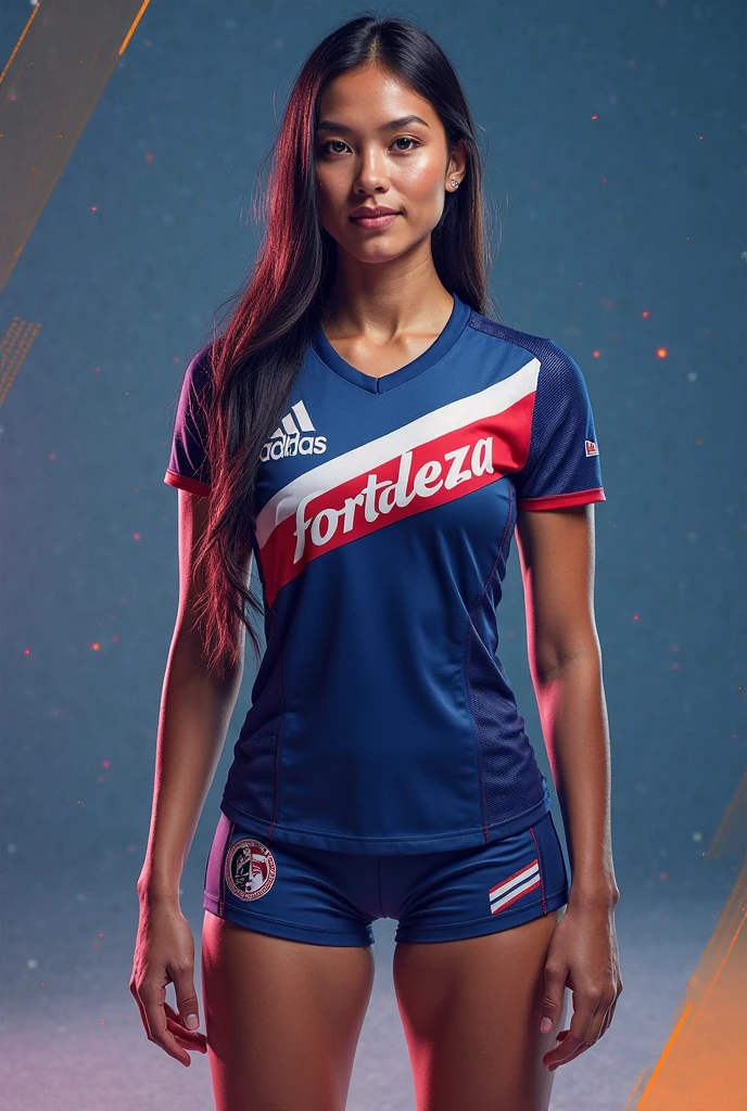 Make a woman with the Colombian shirt and have the word yadira