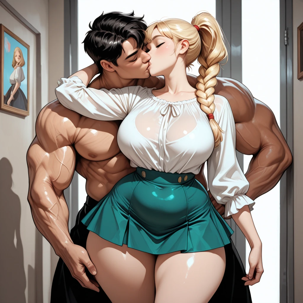 (one ultra sexual 32 year old sexy angelic Greek goddess horny incredibly gorgeous supermodel mother bride sexually tightly embracing her young teenage sons:1.7), leaning against a wall, high quality fingers, normal hands, detailed fingers, masterpiece, (Ukrainian and Norwegian mixed race:1.5), (she is wearing an ultra sexy micro-mini bridal skirt:1.4), (realistic, photo-realistic:1.37), (full body:1.5), (masterpiece), ((nude breasts:1.5)), best quality, ultra beautiful woman, slender legs, large FF cupped breasts, ultra deep cleavage:1.7, thin waist, perfect teeth, blonde hair, bright blue eyes, cute round ass, with a fun quirky smile, unbuttoned blouse, (cleavage in V:1.3), a family hug photo, outdoor family wedding setting , view from side
