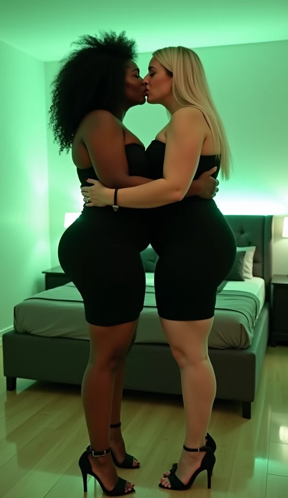 big bubble butt light skinned brazilian girl, T-pose, 1girl, 14 years old, in school locker room, blond hair, big lips, long hair, straight hair, extremely beautiful, blue eyes, ultra full lips, ((ultra thin waist)), micro waist, ultra flat stomach, ultra micro breasts, ultra wide hips, very thick thighs, small hands, very round butt, (masterpiece), (best quality), detailed dark skin, wearing sport shorts, topless, baby face, open mouth, hourglass body, make-up, lip gloss