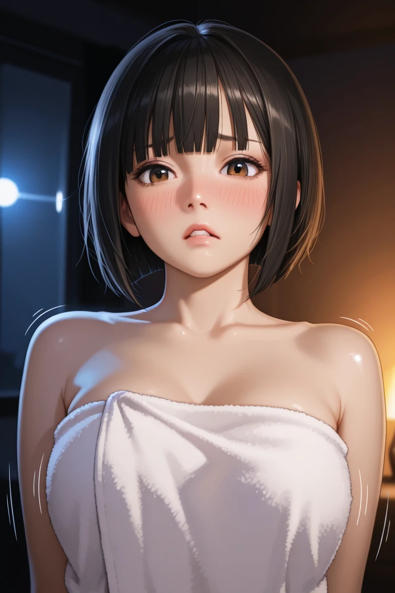 ((High quality、8k、32k, real photo:1, realistic human:1, no-CG, portrait photography, RAW photo, Cinematic Lighting:1.5, Depth of Field:1.2, Chromatic Aberration:1, low angle shot:1.7)),  (((((one girl:1, solo:1, two arms, two legs, one face, perfect female body:1.5))))), (((natural Japanese girl:2.5, natural Japanese woman:3))), ((((uncensored:2.3)))), (((natural expression:1.5, ultra-detailed face:1, perfect female face))), (((abs:1, slim body:1.6, lip:1.2, big breasts:1.8, big
buttocks:1.5, puffy, plump body:1.4)), (((spread legs:2.8, woman-on-top position:2.8))), ((light makeup:1, no make:1)),((naked:2.4, see-through underwear:3, see-through lingerie:2.5, black lace lingerie:1, black see-through lingerie:3, thong:1, pantyhose:0.3, detailed under hair:4)), very short hair:3.8, brown hair:1, detail eyes:1.5, brown eyes:1, natural eyes:1, ((Highly detailed face and skin textures:1, skin under different lighting:0.5)), (double eyelid:0.5, thin eye brows:0.5), ((dimple:1)), earing:0.5, (luxury hotel shower room:1) --auto --s2