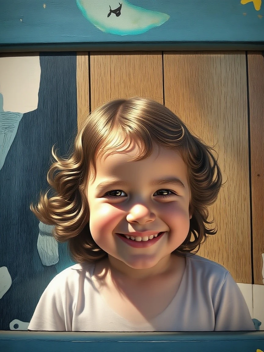 a drawing of a young boy with curly hair smiling, extremely detailed portrait, detailed portrait, detailed close up portrait, very detailed portrait, highly detailed portrait, hyper-detailed portrait, high detail portrait, highly detailed photo portrait, photo realistic portrait, portrait. high detail, medium close up portrait, realistic portrait, hyper detail portrait, photorealistic portrait, close up portrait