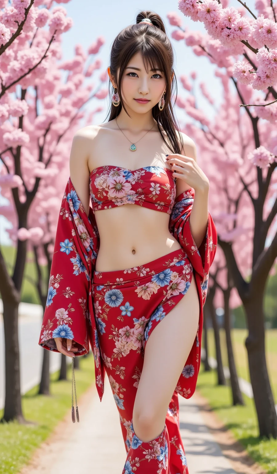 Pink kimono ?????? hot spring