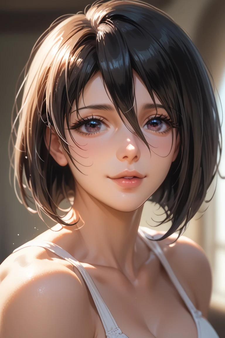 (ultra high res,photorealistic,realistic,best quality,photo-realistic),
(((high detailed skin,visible pores))),(real person,photograph),
((mix4)),
(8k, raw photo, best quality, masterpiece),(1 japanese girl),photon mapping, radiosity, physically-based rendering,automatic white balance,(((face close-up,haunting smile,moist lips,short hair))),mastoid process,watery eyes,
(blush|cute and playful|adorable|skinny|thick bangs|beauty|18 years old|childish looks|under 18 years old),((((small breasts,)))),((((looking at viewer)))),((irises and pupils are rounded,the pupil reflects the surroundings,eyes are not the same size)),  ((((skinny)))),