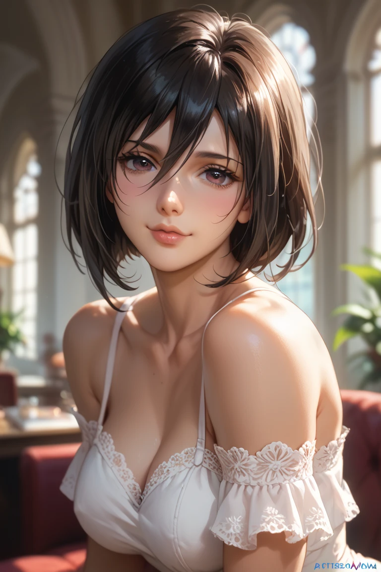 high quality, detailed, photo Realistic, (1 transgender),(22 years old tanned cute japanese), (detailed black eyes), (black short hair),(abs),(tanned dark skin:1.3), flat chest, black tiny thong,(detailed nipples), palace bedroom,(best quality,4k,8k,highres,masterpiece:1.2), (face close up:0.7),(realistic,photorealistic,photo-realistic:1.37),