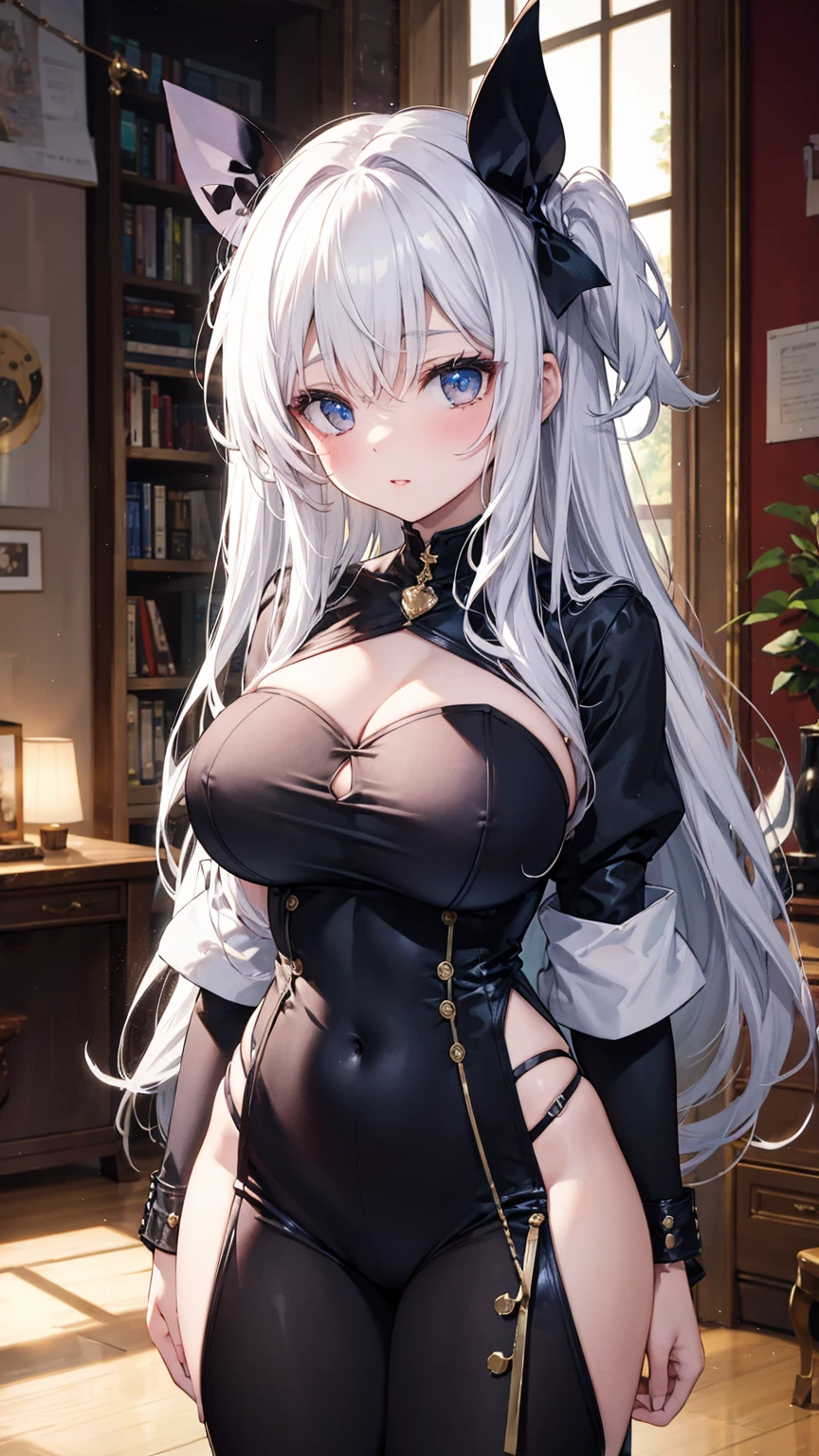 Medieval Knight。crusader。An illustration。girl。Big Breasts。Fantasy。Exposed。White skin。mini skirt。breast。I can see your pants。With legs apart。Fresnel。The hair is transparent with light。Thick thighs。She's flipping up her skirt herself。Holding out your hand。