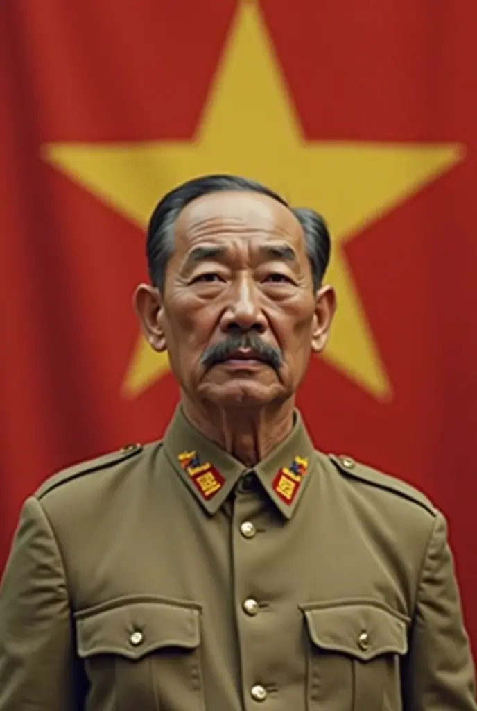analog style, film, dust, grain, (film grain:1), a north Korean soldier with military uniform, hammer and sickle, soviet, detailed face, <lora:northKoreaPropaganda_v10:1>, <lora:ArgieFilm:1>