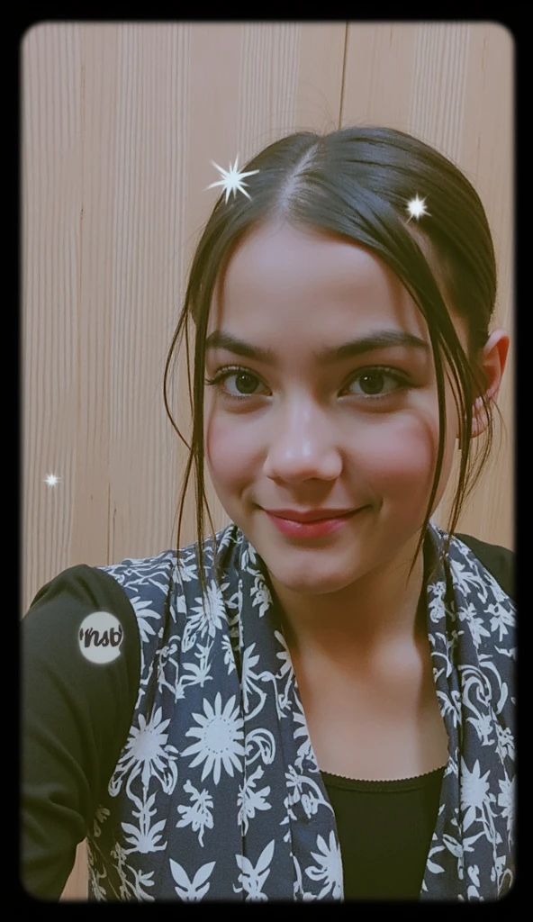 Cute realistic face change background