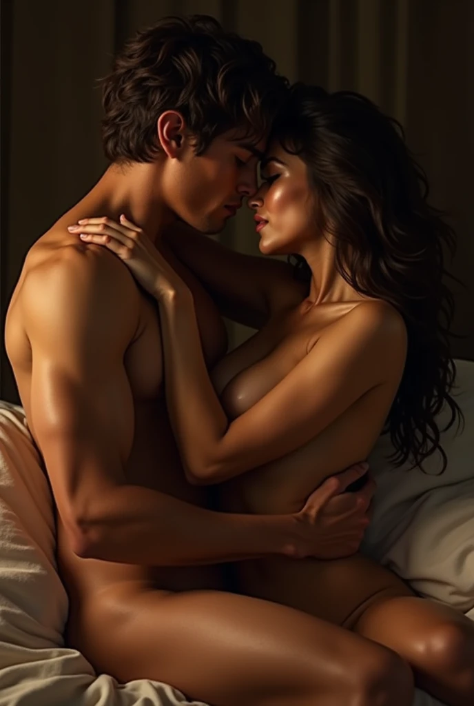 Man and women having sex