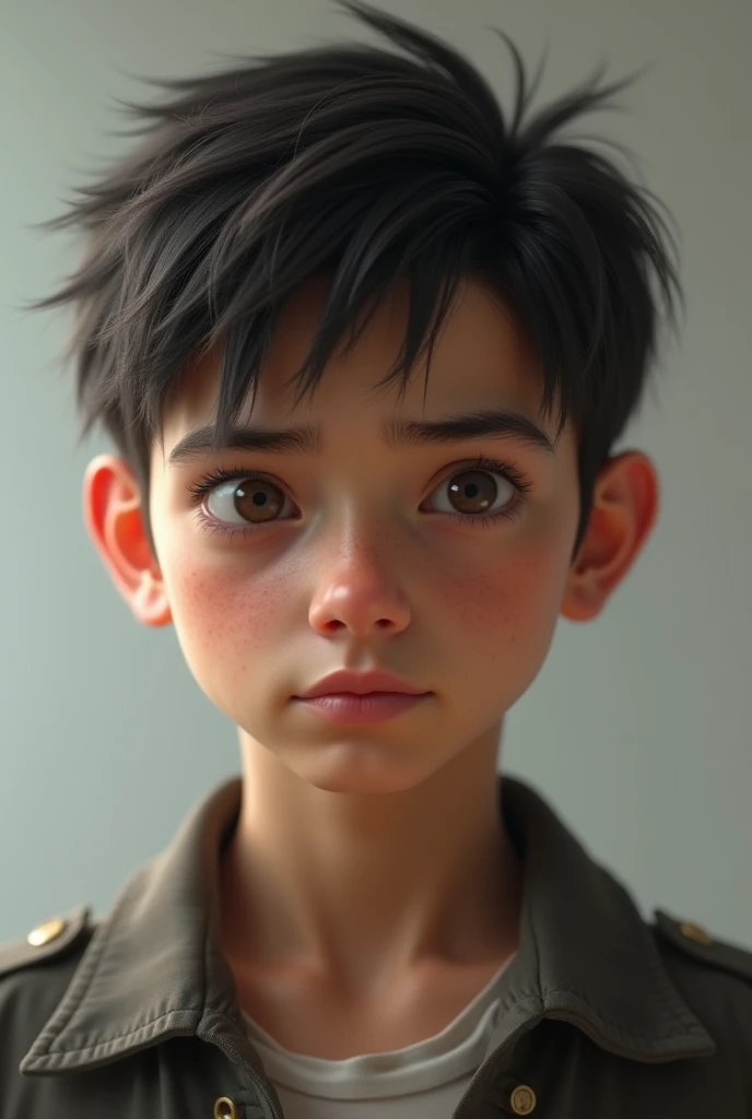 A boy on happy.