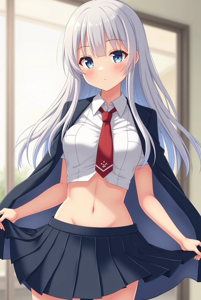 teens girl,long whitr hair,short skirt,white colors,full bodyesbian