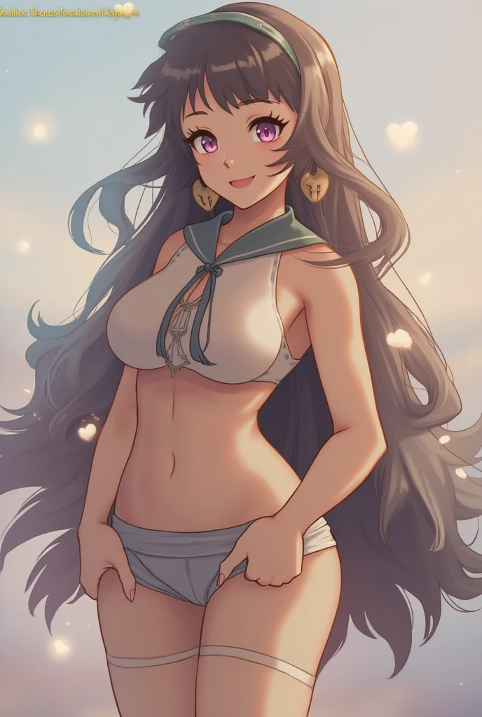 Create an image of Indian girl in bikini having perfect body. Her navel should be big and round shaped.