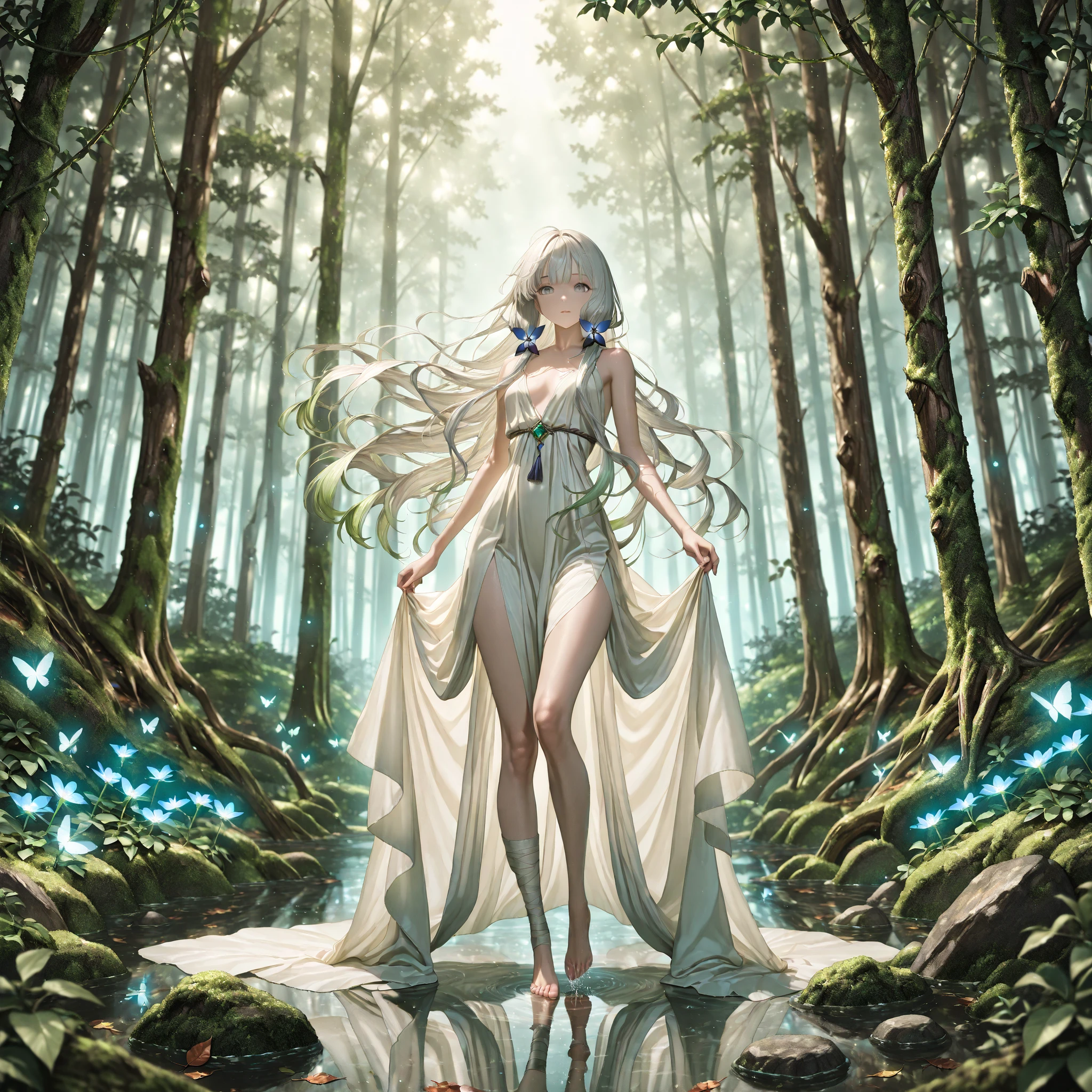 personification　femele　Dressed in plant ivy　wrapping the plant around the body　a beauty girl　Mystical　Fictional creatures　chimera　Human-shaped plants　Tentacles grow from the body　Ivy-like material grows from the body　Seated Pose
Captivating beauty
The relationship between magic and witchcraft
Beings that control humans
Tragic element
German folklore
Fusion of plant and human
Symbol of seduction
Mystical story
folklore