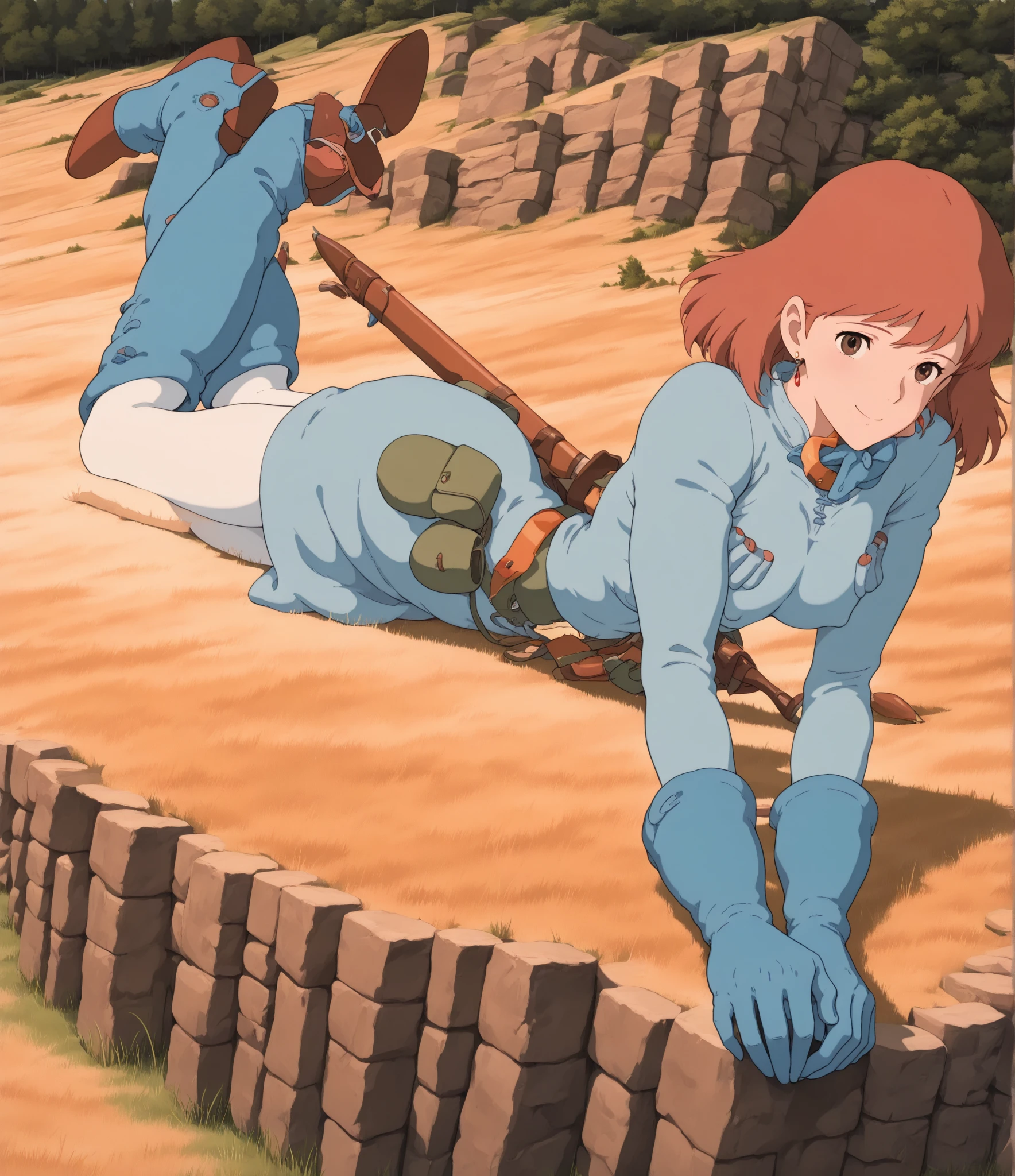 Nausicaa C,(Masterpiece:1.4,naked,Night Forest)
watercolor (Moderate),Painting (Moderate),
Brown Hair,One girl,gloves,View your viewers,short hair,naked,Mouth closed,smile,