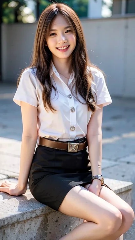 Girl in transparent shirt