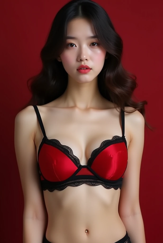 Irene, (best quality, Ultra-detailed), (realistic:1.37), beautiful and detailed face, ultra-realistic texture, delicate face, delicate body, red lipstick, long-lasting colors. high definition, 8K.