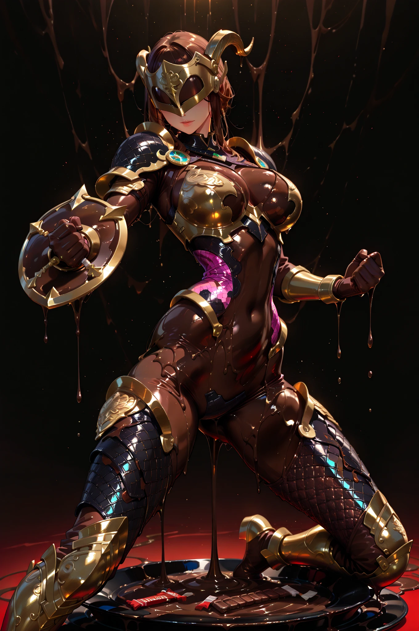 (Prominence in Masterpiece, Best Quality: 1.2), full body, 1 female, yellow tiger bikini