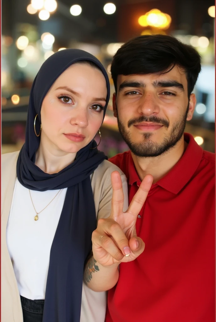 there are two pictures of a man and a woman with scarves on, happy couple, couple, scandy and arender, 2 people, panting, protrait, by Abidin Dino, comming, at instagram, images, potrait, lovely couple, wpol and sarasti, inspired by Oton Gliha, with funny feeling