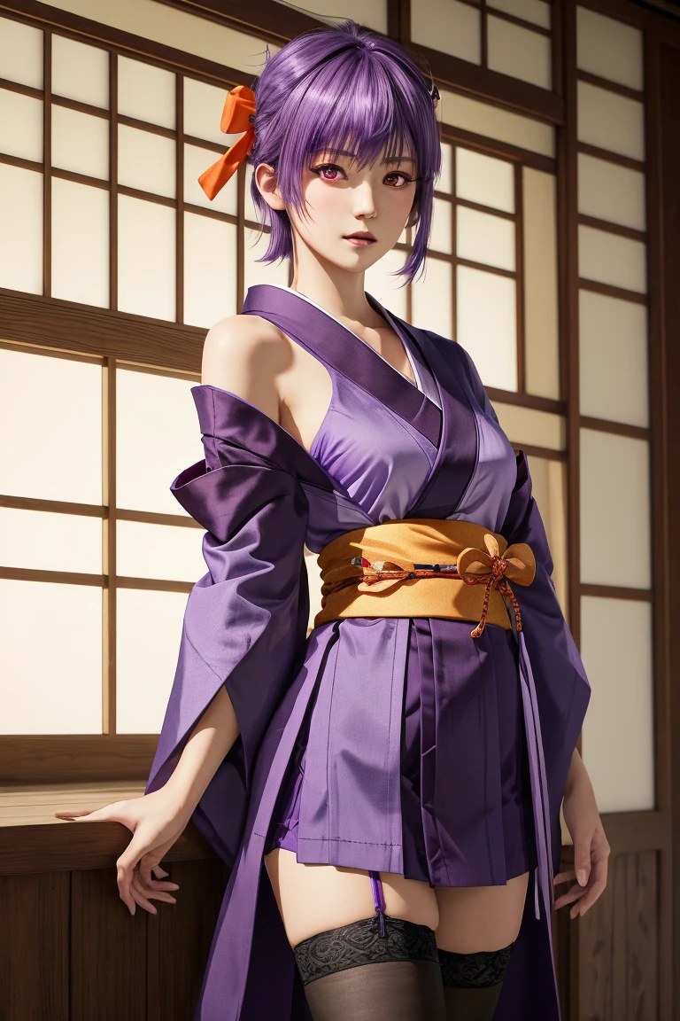 Ayane, (best qualityer,ultra detali,realisitic:1.37), Ayane, beautifull detailed face,perfect symmetry,perfectly shaped body,perfect make-up,bright coloured,studio lighting