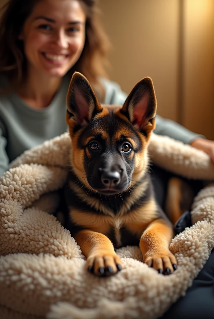 Dog inside vagina