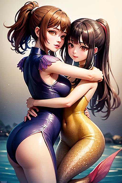 Japan Idol Girl Wavy brunette hair with bangs Large Breasts moderately sized buttocks ((Rimless Glasses)) Big eyes SakuraFubuki ((Nice, A super shiny gold long skirt cheongsam)) ((Knee-high boots)) garter belt 8k Realistic ((Cherry tree in full bloom)) (A large amount of cherry blossom petals fall) ((Sunrise at dawn)) ((sit with your back to the camera)) ((Back view of a person sitting upright)) ((Turn around and make eye contact)) ((Sit with your butt sticking out)) Anatomically correct body composition Accurately depict the limbs