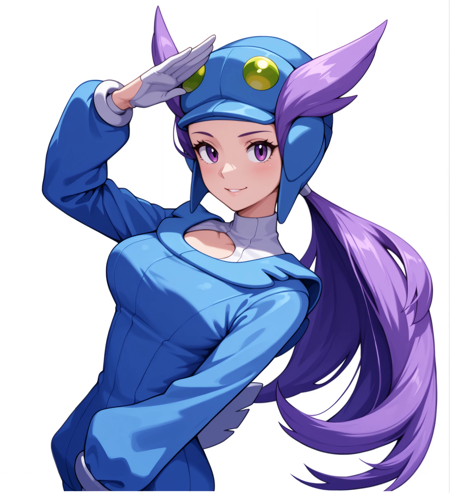 1girl, winona from pokemon emerald, sorriso, detailed, white background