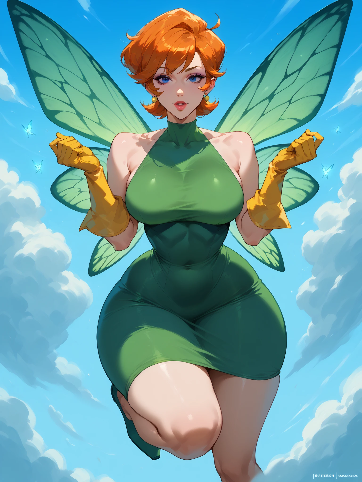 A detailed illustration of a beautiful young woman (((red hair tied in a ponytail, 

big green eyes, 

slim face, 

chiseled body, 

thick legs))), 

smile, 

wearing white top, 

bikini bottom, 

sitting, 

dynamic pose, 

centered, 

colors, 

perfect hands, 

flat vector, 

character design, 

t-shirt design, 

stickers, 

colorful splashes, 

t-shirt design, 

Studio Ghibli style, 

soft tetrad color, 

vector art, 

fantasy art, 

watercolor effect, 

Alphonse Mucha, 

Adobe Illustrator, 

hand-painted, 

digital painting, 

low polygon, 

soft lighting, 

overhead view, 

isometric style, 

retro aesthetic, 

focus on people, 

8K resolution, 

using Cinema 4D,((huge breast))((large breast)), (((saggy breasts))), (((choker))), (((tiny waist:1.1))), (((underboob))), (((mesmerizing eyes))), (((detailed background))), (((frilly lace))), (((g-string))), (((high-waisted thong))), (((nsfw))), ((exposed))), (((shy))), (((big lips))), (((huge hoop earrings))), (((heavy makeup))), (((slutty makeup)))