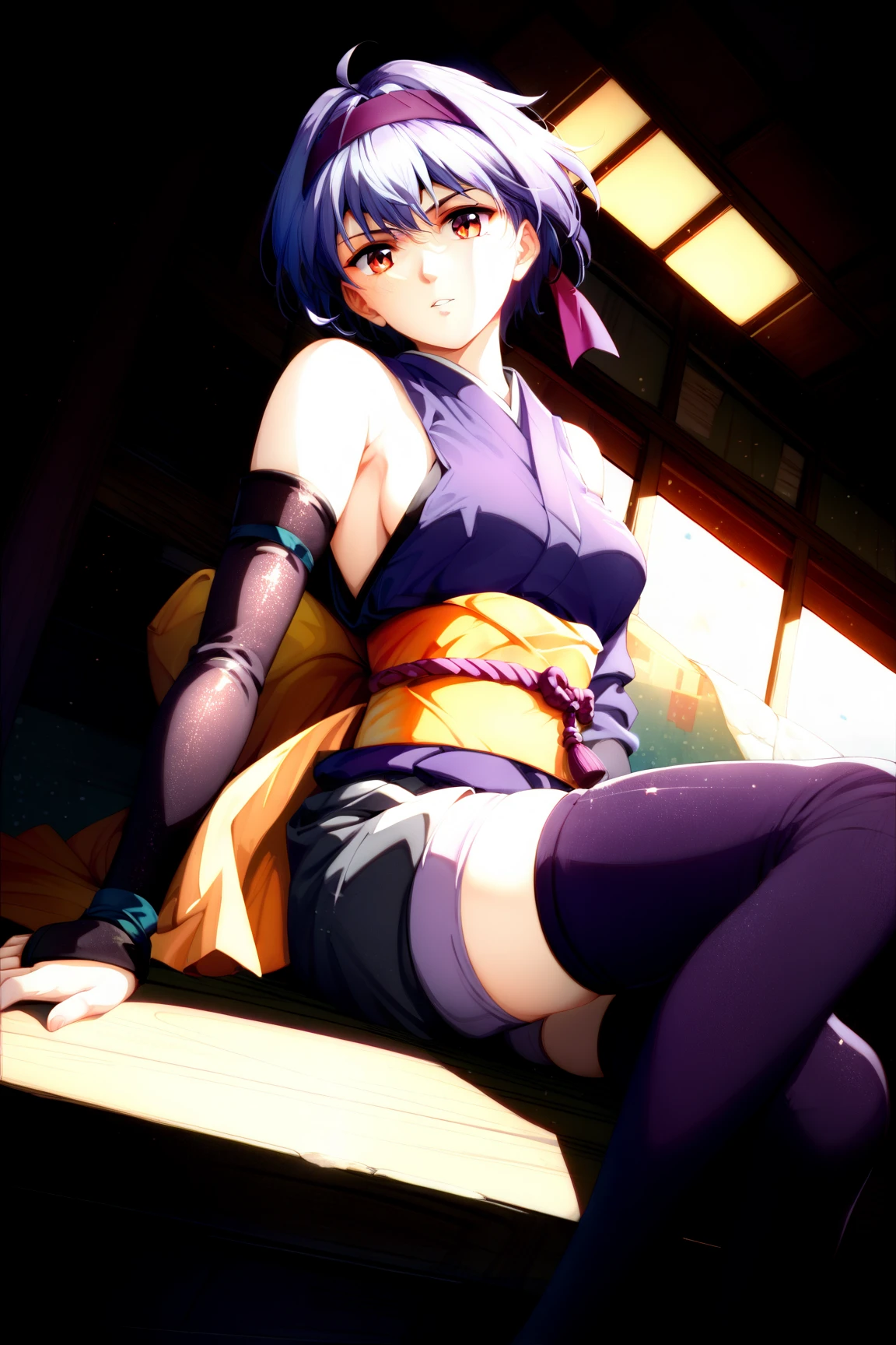 ((((Best Quality, 8K, 32K, masterpiece, 1.2)))),{{solo}},((nsfw:1.5)),{{{Character reference: ToLove Ru's Sairenji Haruna:1.5}}},((short cut hair:1.2)),((perfect beautiful face:1.2)), public toilet in train, sitting on toilet seat, bdsm, rope, ((bound for legs, bound for arms:1.2)), vivid pussy, high quality of vagina, spread legs, ((inserted penis into pussy, vaginal hole:1.2)), leaking cum from pussy, blindfold, ((a lot of public hairs:1.2)), opened mouth, embarrassed, blush,