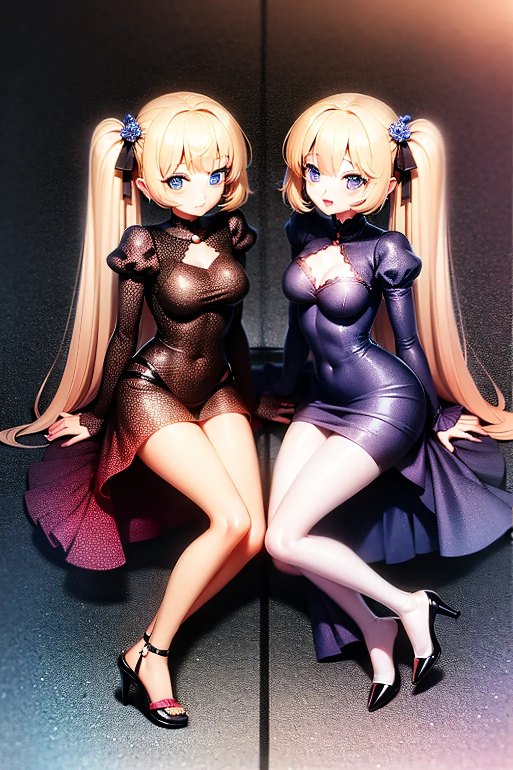 anime, anime style, UHD, retina, masterpiece, ccurate, anatomically correct, textured skin, high details, high quality, super detail, award winning, best quality, highres, 8k,A beautiful lady with long blonde hair,Beautiful green pupils,Broke pantyhose, shorts, suede booties,Perfect figure, full of temptation, Hollow tights, huge breasts,Tall and very beautiful.