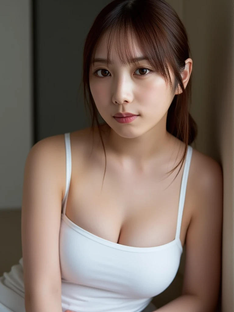 ((Upper Body:1.3)).Blown by the long wind [Blue-black:.3] hair,Looking at the audience, (Tabletop:1.3), (8K, Realistic, RAW Photos, Highest quality: 1.4), Japanese, (1 Girl), Beautiful Face, (Realistic face),{Wavy medium hair|Front hair long bob|short hair with long bangs}{Black hair|Brown hair|Blonde hair}, Beautiful hairstyle, Realistic eyes, Beautiful and beautiful eyes, (Realistic skin), Beautiful Skin, charm, Ultra-high resolution, Surreal, Very detailed, Golden Ratio,Female student peeing in the toilet、shame(Blushing:1.3),Upper Bodyは裸、Nipples sticking out