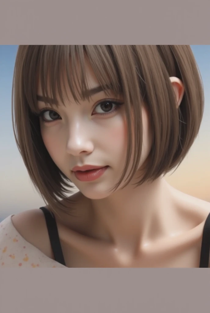 (​masterpiece:1.3), (8K, Photorealsitic, Raw photography, Top image quality: 1.4), (Random hairstyles:1.2)、cleavage of the breast:1.5、Super Detail Face、Eye of Detail、double eyelid、Bring your chest together、sharp focus:1.2、pretty woman:1.4、light brown hair、top-quality、​masterpiece、超A high resolution、(Photorealsitic:1.4)、Highly detailed and professional lighting smile、Loose and light knitwear、Shoulder out、slender、serious  expressed、Fatal position