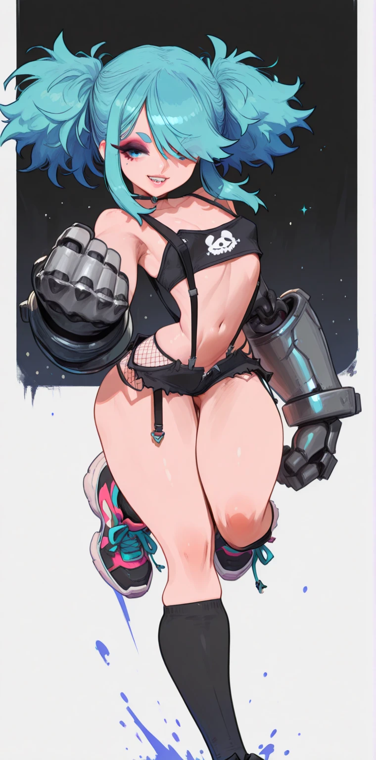 anime girl with a big ass in a white leather outfit, cutesexyrobutts, oppai cyberpunk, thicc, 2b, 2 b, oppai, anya from spy x family, biomechanical oppai, makoto, commission for high res, oc commission, tifa lockhart, oppai proportions, tifa, tracer in a skintight dress, fortnite cards background style ,red hair with blue vanes