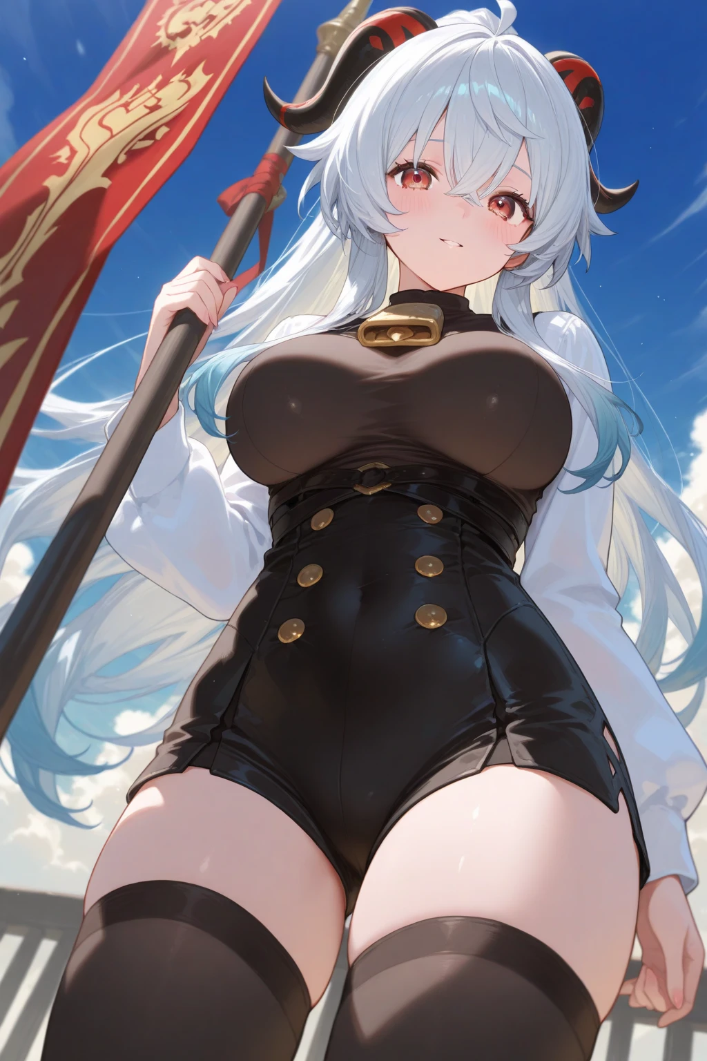 ((Best Quality)), (ultra-detailliert), ((Extremely detailed)), (Beautiful), ((Kawaii Girl)),(two side up hair)、((masutepiece)),Platinum Blonde Hair,Long hair, hair between eye, Wavy Hair, Long sideburns,Jade-colored eyes, White skin,Colossal tits、Rabbit ears,Slender body,playboy_bunny,Standing,Look Camera,One Woman,Anime