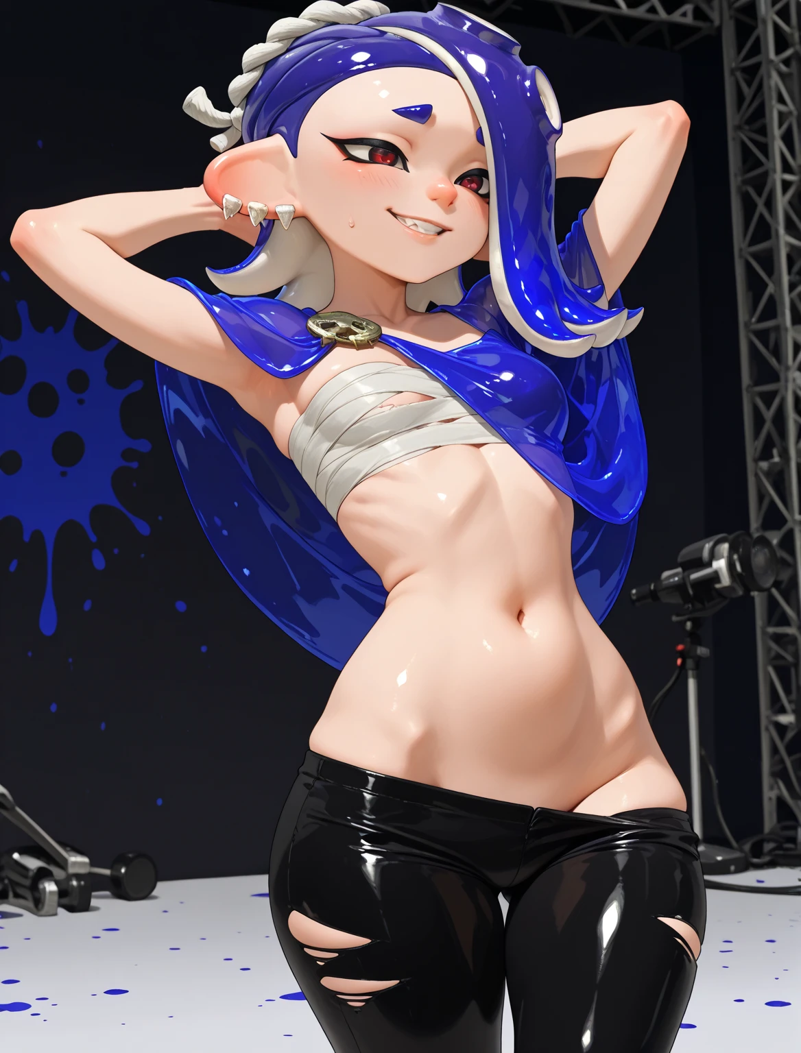 Female Combatant、Blonde Japan girl、Close-up of a girl in a black bikini、Black shiny bikini、Black boots、A golden snake circlet on his head、Saiyan Girl, wonderful, Nano Girl, Female body type, Inspired by Hiromu Arakawa, Anime Manga Robot!! Anime Girls, Fubuki, Full Body Suit, by Hiromu Arakawa、wonderful, silk, Beautiful and attractive anime teen, Anime Girls of the future, tears,Drooling,Pee,Sweat,Tongue out,incontinence,Peeing、Estrus、Eyes wide open,Estrus,Blushing,Nipples are erect,Face is hot、Lust、incontinence、Armpit Hair、pubic hair、Anguished expression、Doomsday Demon