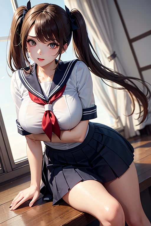 (((Micro bikini that accentuates sexy breasts:1.75)))、(((Sexy knee-highs:1.35)))、((((Emphasizes the sexy crotch:1.35)))、((((Spread your legs wide、Touching the thigh、Showing off your crotch、Thin pubic hair sticking out、large pointy breasts))))、((Boyfriend and girlfriend having sex in missionary position:1.5))、((Sexual pose:1.5))、((Spread legs POV:1.5))、、Browsing Caution、(Humans are biologically correct、references) 、 lose extra limbsslim limbsextra numbersmutated hands and finger fusionfingersslim bad handslong necklong body anatomybad deformationbad deformation no extra breasts、Not Futanari、Highest quality、High resolution、Detailed Background、Beautiful and elaborate face、Beautiful, smooth skin、Skin Texture、Professional Lighting、Beautiful teenage girl、(Huge breasts:1.1)、Lying in a hotel bed、Sleeping in bed、Unprotected sleeping face、Cute hairstyle、 Cute Sailor Uniform、White sailor collar、Checkered pleated mini skirt、White knee-high socks、Sleeveless、Short sleeve、Camel Toe、Panty shot、The underboob is visible、Unprotected sleeping face、Clothes come off and underwear is visible