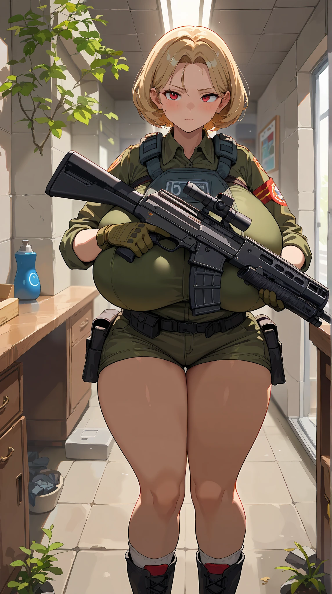 Slime girl, (slime), Slime hair Double buns hair style, Pumpkin Orange, weapon belt, Masterpiece, Best Quality, gigantic breasts, slime girl, slime girl, purple hair, lavender hair, yellow clothes, weapon belt around waistline, rifle, long rifle, AR-15 Rifle, assault rifle, exposed yellow bra, yellow clothing, wearing yellow clothing, fully body view, tight yellow dress, Rifle in hand, mature woman, gorgeous, perverted, sexy, yellow dress, exposed chest, exposed bra, exposed breast, black boots/heels, gold bracelets around wrist, holding rifle, aiming with rifle, tactical stance, tactical gear, sweaty body, long legs, tall woman, lustful yellow eyes, yellow lingerie , Slime girl, (slime), Slime hair Double buns hair style, Pumpkin Orange, weapon belt, Masterpiece, Best Quality, gigantic breasts, slime girl, slime girl, purple hair, lavender hair, yellow clothes, weapon belt around waistline, rifle, long rifle, AR-15 Rifle, assault rifle, exposed yellow bra, yellow clothing, wearing yellow clothing, fully body view, tight yellow dress, Rifle in hand, mature woman, gorgeous, perverted, sexy, yellow dress, exposed chest, exposed bra, exposed breast, black boots/heels, gold bracelets around wrist, holding rifle, aiming with rifle, tactical stance, tactical gear, sweaty body, long legs, tall woman, lustful yellow eyes, yellow lingerie, mature body, mature face, dark purple hair color, purple hair, bending down, bent over, crouching
