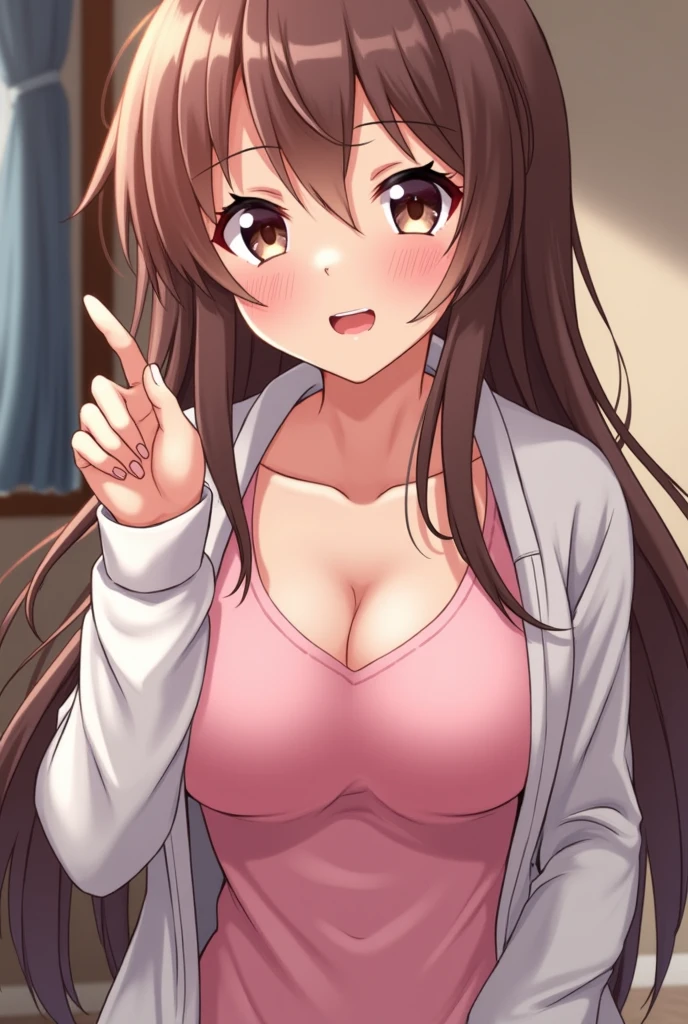 Anime showing realistic pussy
