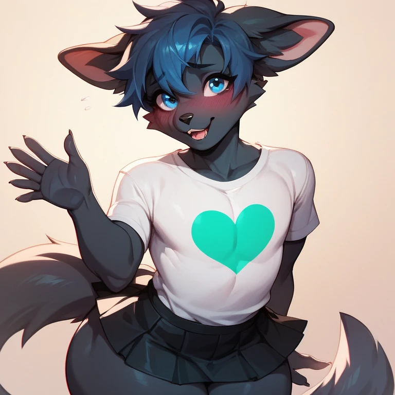 by zackary911, (coffeesoda:1.1), hioshiru, zackary911, furry, michiru kagemori, big lovely breast, anthro, female, solo, pleasured face, out of breath, slim, medium butt, smiling face, ligenrie pantis, ligenrie bra, front view, holding breasts