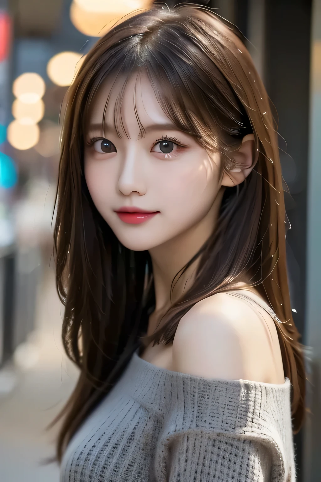 table top, highest quality, shape, Super detailed, finely, High resolution, 8k wallpaper, 完璧なダイナミックな構shape, beautiful and detailed eyes, tokyo trend夏ファッション,tokyo trend&long hairstyle, small breasts, natural color lip, random sexy pose,cute smile,20 year old girl、beautiful and detailed face、perfect and beautiful face,Big eyes、Wear outerwear、beautiful and detailed face、perfect and beautiful double eyelids、blur the background、Big eyes, perfect and beautiful face、Feminine poses、show cleavage,bare shoulders,blur the background、slim face and style、blur background,Ocean,tropical rain forest,
