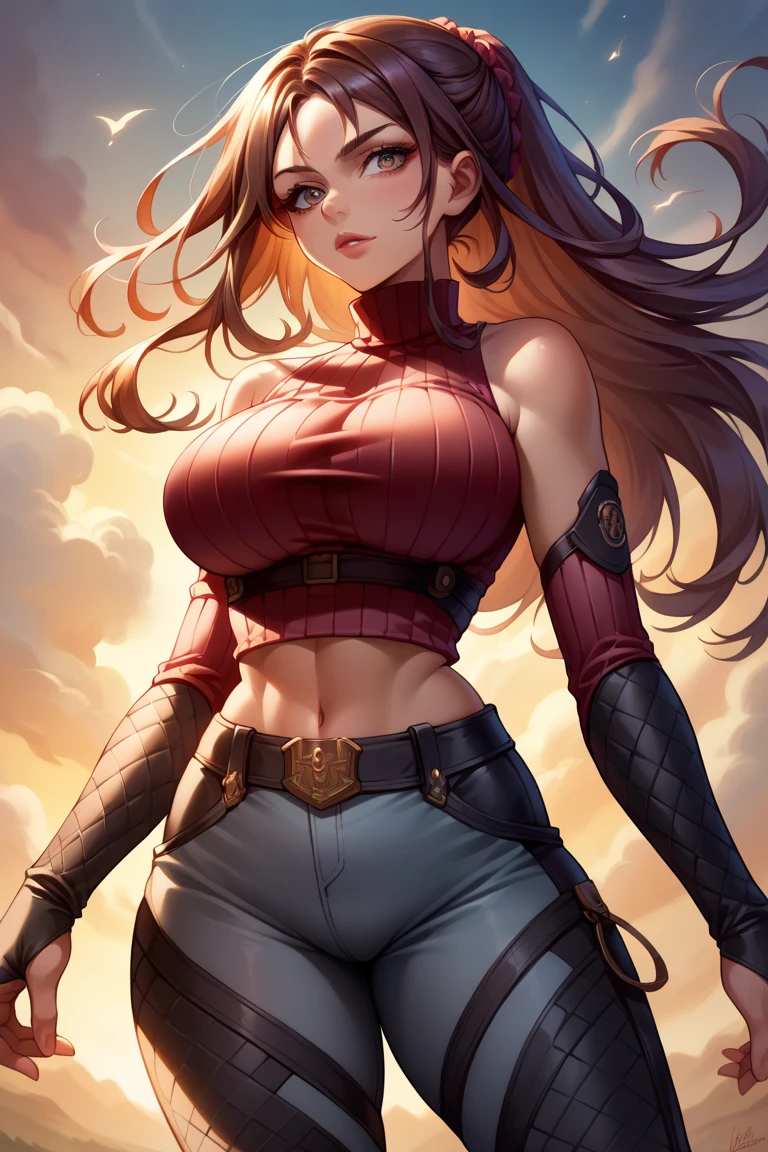 1girl, solo,(best quality),(masterpiece:1.1), upper body, looking_at_viewer, dynamic angle, eyepatch, bandaged, clear facial skin,