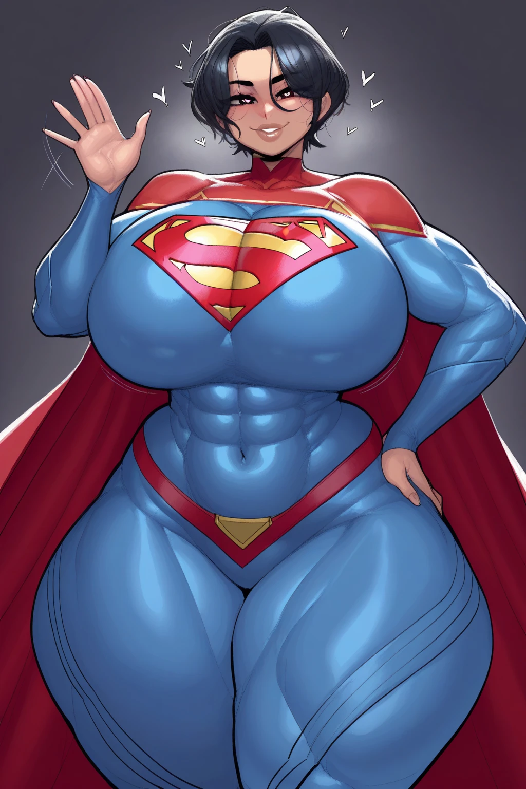 woman ,cleavage, Ultimate super breasts:10000.0, choker, full nude , ((take a pose)), (beautiful face:1.1), fine eyes, luscious lips, ((skin dents)), (bright studio lighting:1.2), Depth of bounds written, Bokeh, 4K, HD、((((Show whole body))))、(((((Breasts are extremely huge、enormous unbelievable ultra mega max super gigantic huge tits、super enormous hanging sugging tits、super deepest enormous cleavage、super enormous gigantic breasts expantion、Ultra-ultimate enlargement of breast size、The breasts are overwhelmingly super huge.、huge areola、The breasts are so heavy that they are extremely enlarged so that they hang down for a long time.)))))、((((Yankee sitting、Only two breasts and two nipples each、Only two hands、The area below the waist does not become a buttocks、The face and stomach do not become breasts.、From the waist down it doesn't turn upside down、Lift your hips and lean back to show off your pussy and anus、She leans back and shows off her pussy and anus very boldly.、Her breasts are so big that they're so appealing))))、(((((Ultimate super enlargement of the breasts downwards and sideways)))))、((Ultimate super enlargement of breasts))、(((((おっぱいが超大き過ぎて垂れ過ぎてオマンコを覆ってしまう位にUltimate super enlargement of breasts、The breasts are completely enlarged so that they sag and swell to the maximum extent possible.)))))、((Shameless Hall々and show off your face and nakedness、double peace sign、best smile))