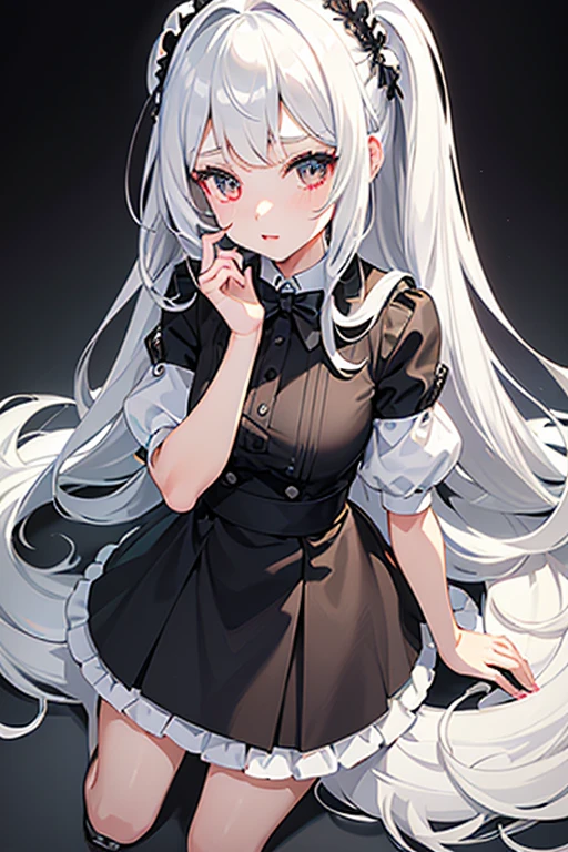 aalaura, (twintails), eyepatch,(apron,blue striped panties),(chibi:1.2),(small breasts),skinny,blush,(upper body:1.3), embarrassed ,blush,(spread legs:1.3),(legs up),(cameltoe:1.3),masterpiece,Noise Reduction,perfect anatomy,high resolution, ultra-detailed, ultra-detailed face,game cg,dutch angle ,beautiful detailed eyes,visualart,five fingers, perfect hands, perfect lighting, sparkling pupils,