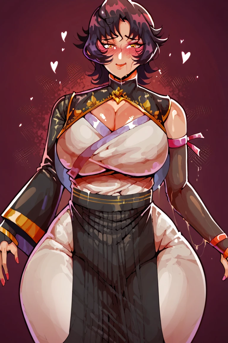 score_9, score_8_up, score_7_up, score_6_up, uncensored, lilithmon, black hair, forehead mark horns, demon wings, hair ornament, cleavage, black lips, medium hair, naughty face, shiny skin, sweating, steaming body, heavy breathing, BREAK (masterpiece:1.2), best quality, high resolution, unity 8k wallpaper, (illustration:0.8), (detailed eyes:1.3), extremely detailed face, perfect lighting, extremely detailed CG, (perfect hands, perfect ???????), medium breasts purple nails
black big horsecock excessive precum pubic hair
pov handjob