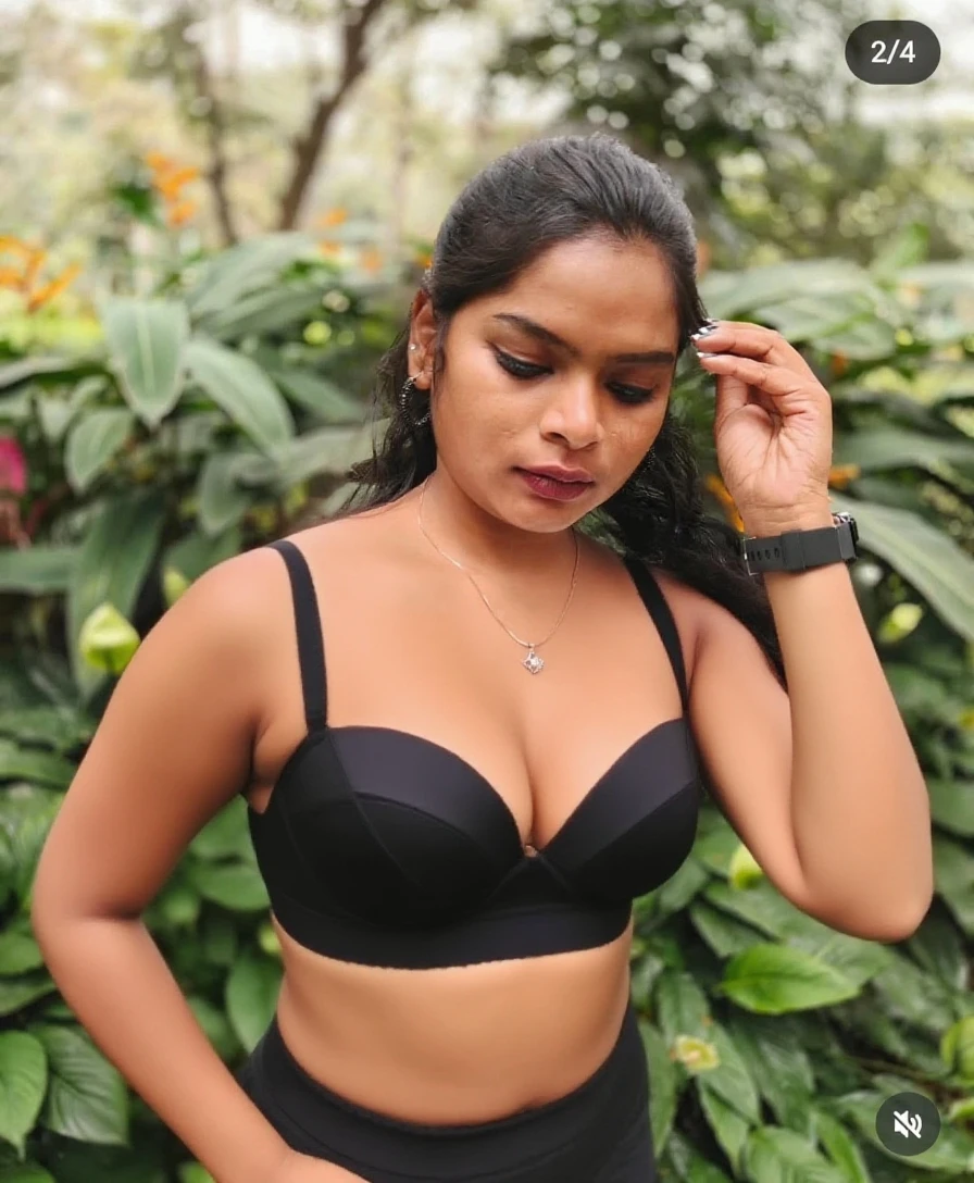 Hot and sexy black lingerie 