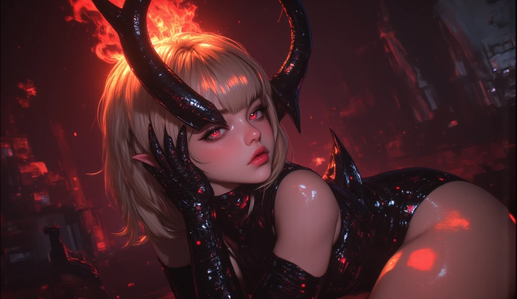 subaru, oozora subaru, latex clothing, latex, shiny clothing, rubber clothing, shiny latex clothes, huge breasts, oiled skin, pumps, pump heels, bdsm dungeon, (latex), shiny skin \(latex\), facing viewer, eyes rolling back, ahe gao, sticking tongue out, nose poke, nose hook, pig nose, masterpiece, (((nose_hook))) blush, hooked nose, nose hook pulling on nose, nosehook, puffy_nipples, bimbo lips