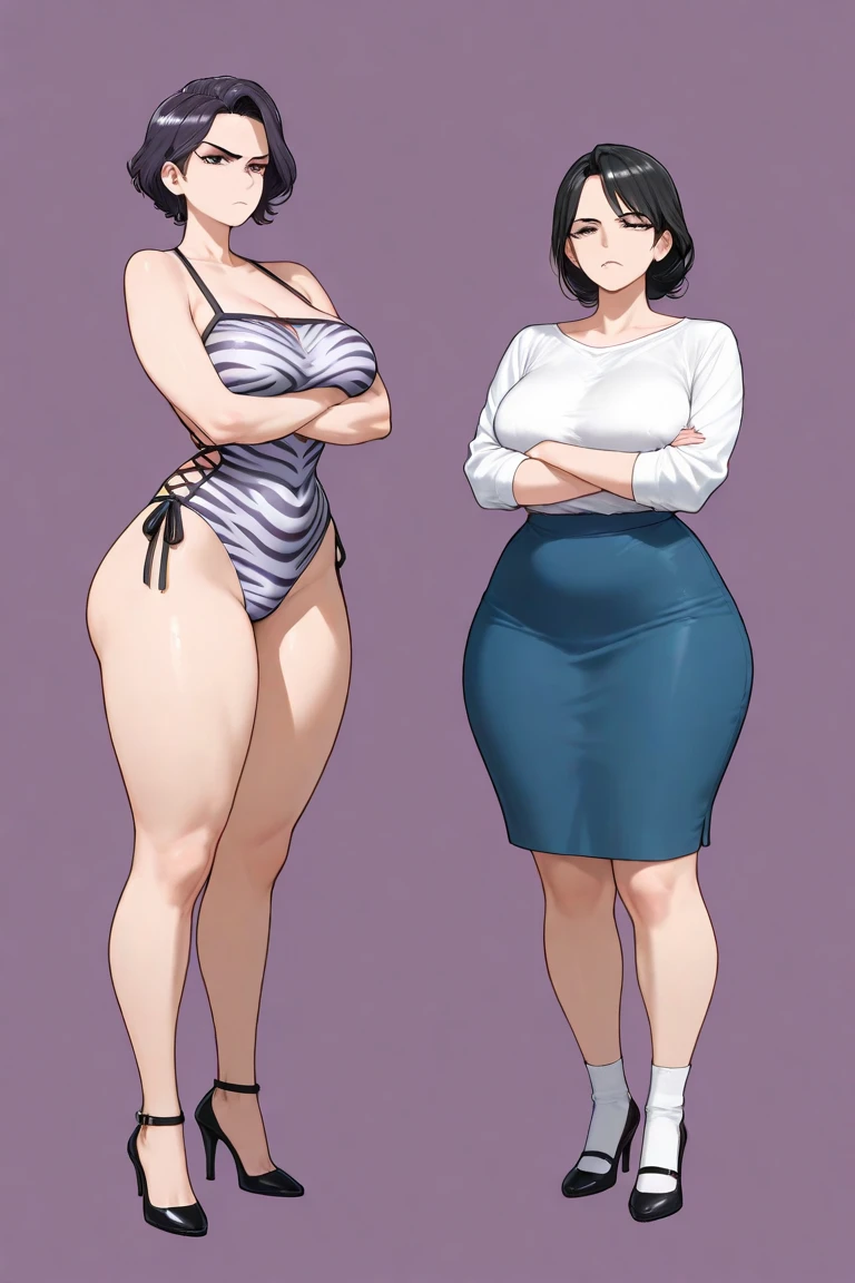White background, (huge-breasted:1.2), Realistic, Saggy breasts、Huge breasts, Plump ass、massive hips, clong legs, Mature Woman、chubby body、thick thighs, Fair skin, Mature attractive middle aged woman, 50 years old in Japan、A charming smile, long eyelashes、Highly detailed face,Posture that invites sex、 Engaging pose、Posture with legs spread、large earring、Big necklace、bristly lower abdomen、Dark pubic hair、During sex、nasolabial folds、Wrinkles at the corners of the eyes、Detailed pubic area、Madame's hairstyle、Posture in which the crotch is visible
