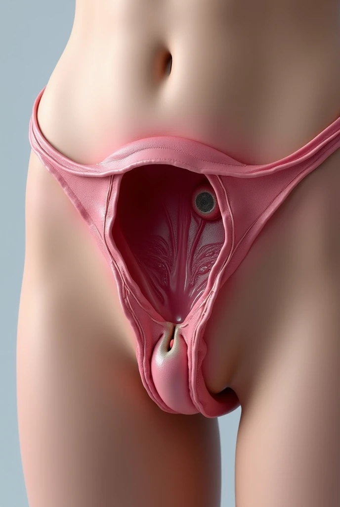 A girl's genitals