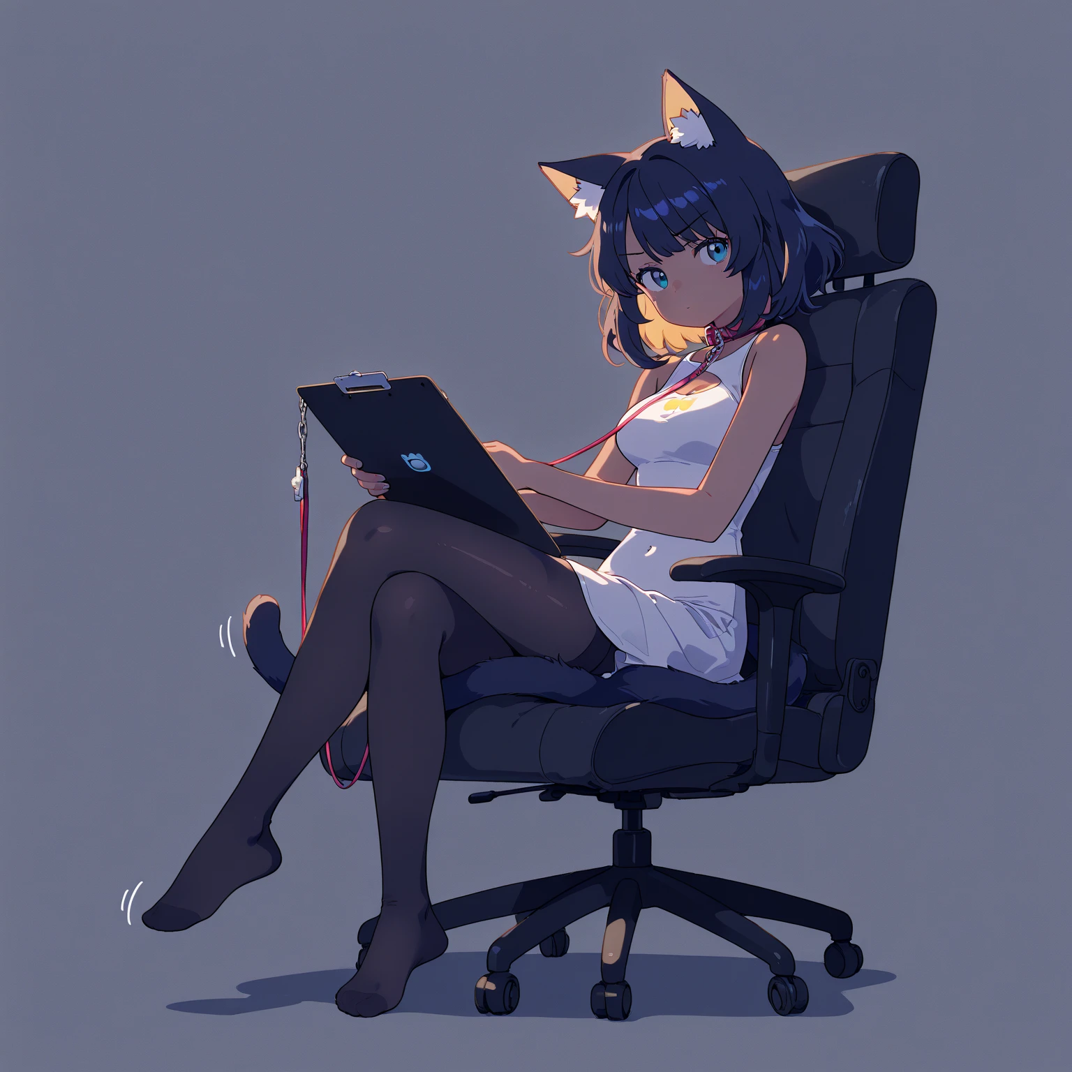 (junkotvv, pelo negro, flequillo, ((orejas de gato)), ojos rojos), in the foreground a villager is using a gaming computadora inside a peasant house,campesinos vistiendo ropa renacentista,Estilo Dur3r,(gaming computadora monitor, teclado (computadora), cables, juegos rgb),caballos,castillo en la distancia,(orejas de gato)