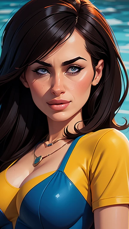 estilo de desenho animado:1.2), os west velho oeste mulher brasileira draw ART Artline fundo branco mulher Imagem de desenho animado de uma mulher , roupas sensuais , garota super valente destemida , Ilustra??o estilo desenho animado, estilo de arte dos desenhos animados, estilo de arte dos desenhos animados, digital illustration style, design de personagens altamente detalhado, arte digital detalhada fofa, City fan art, design de personagem retrato, beautiful digital illustration, retrato de alta qualidade, arte em quadrinhos, retrato do design do personagem, white background Busty without clothes and medium breasts cartoon style female character in Fallout 4 costume old west uniform 